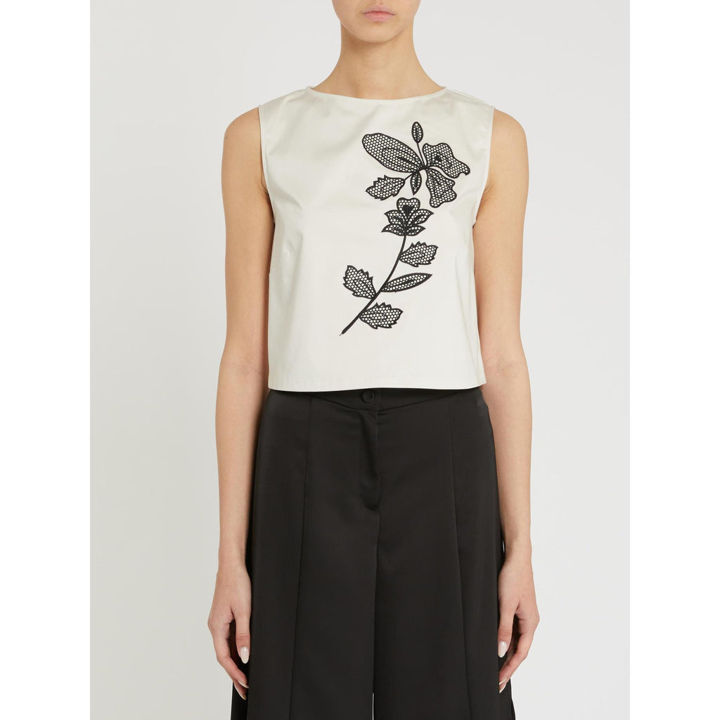 Top Bianco PENNY BLACK PATTO 001 Donna 