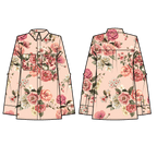 Camicia Donna Fantasia  Midi GUESS - Modalternativa