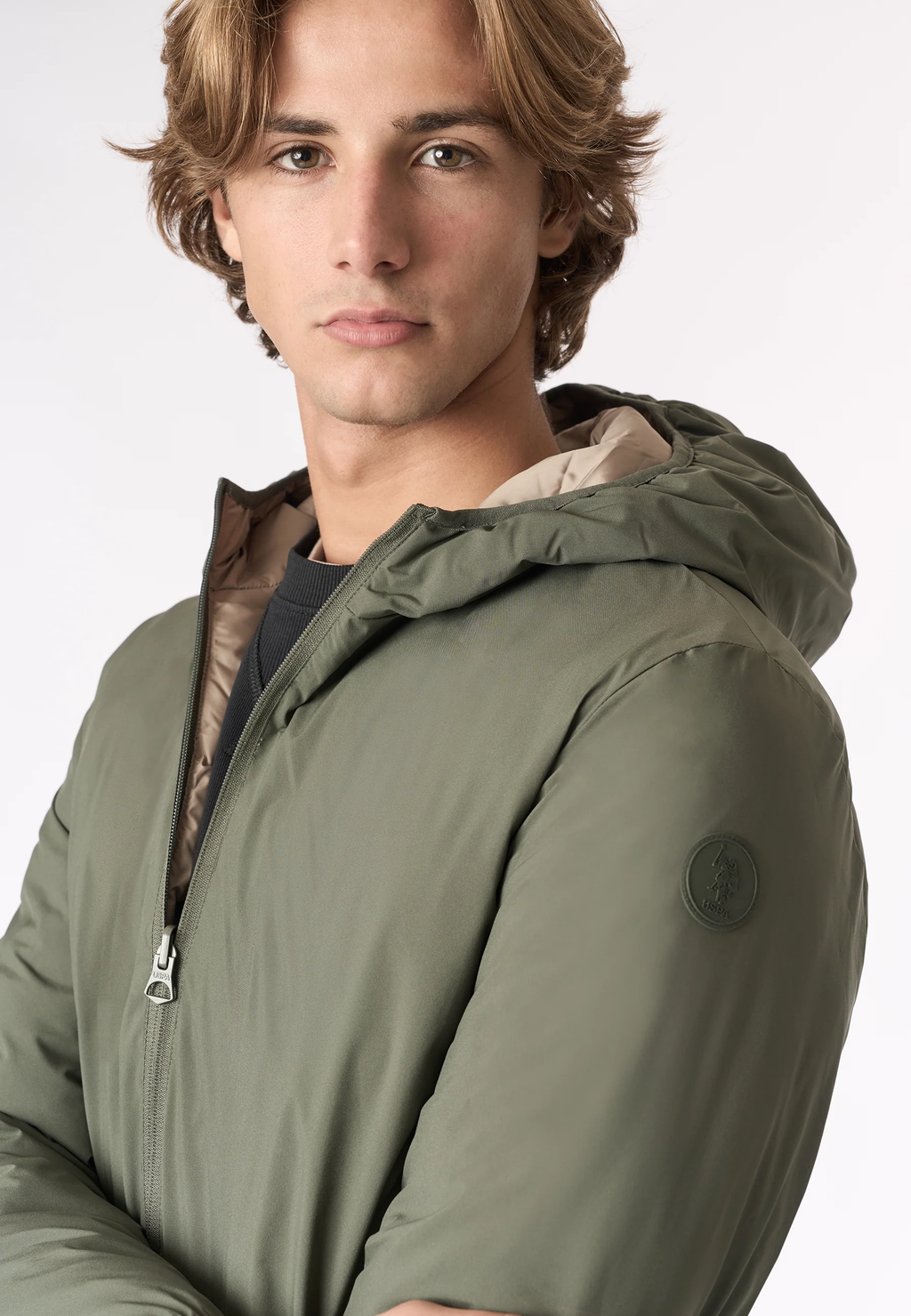 Giubbino Verde U.S. POLO ASSN. US42127013 546 Uomo 