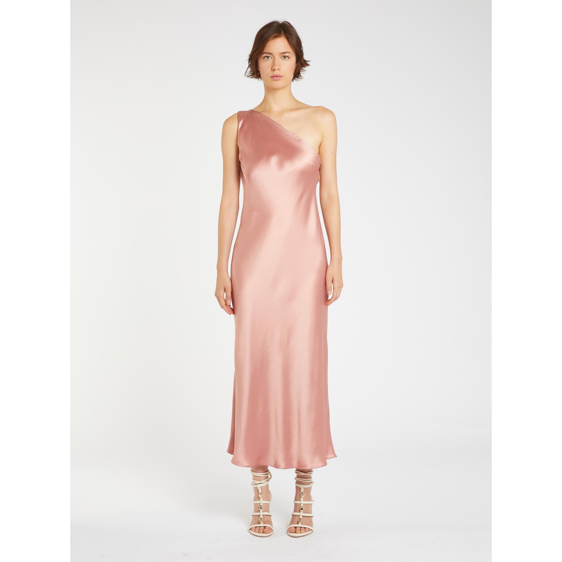 Abito Donna Rosa antico Raso Liscio MARELLA - Modalternativa