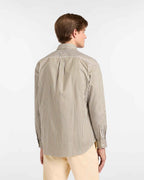 Camicia Uomo Verde Cotone Righe HARMONT&BLAINE