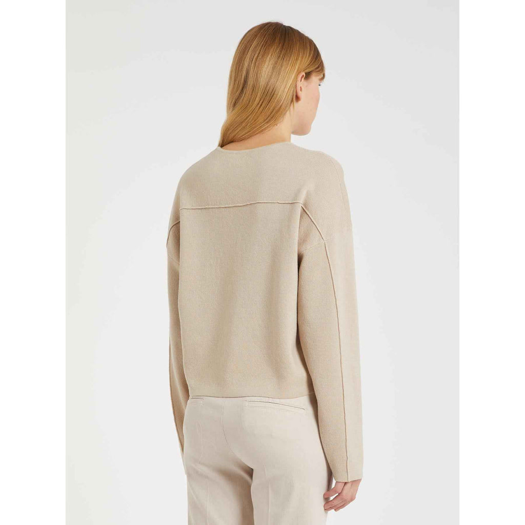 Maglia Donna Beige Filato di maglia Filo MARELLA - Modalternativa