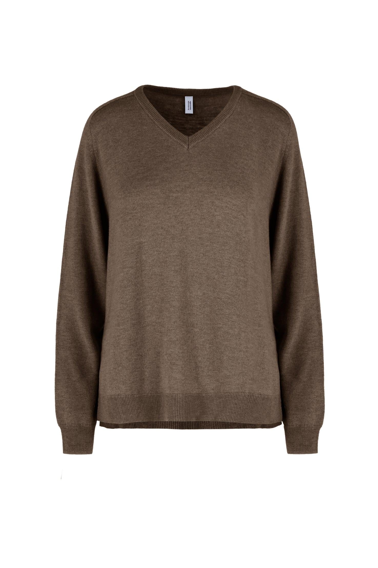 Maglia Marrone BOMBOOGIE MW9243TKW05 148 Donna 