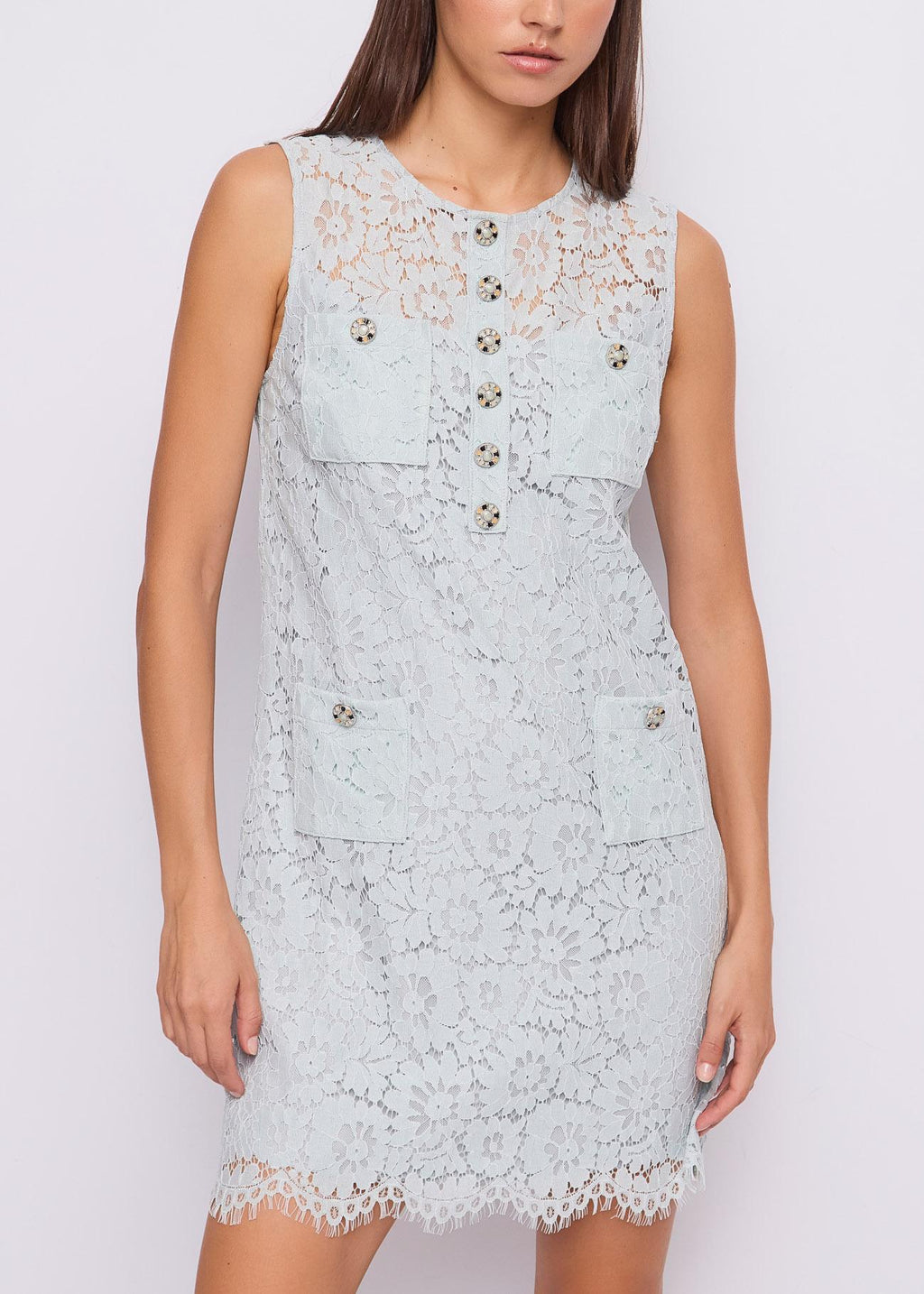 Abito Celeste polvere GAUDì 611FD15011 3989 Donna 