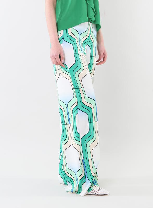 Pantalone Verde MARELLA CIFRA 002 Donna 