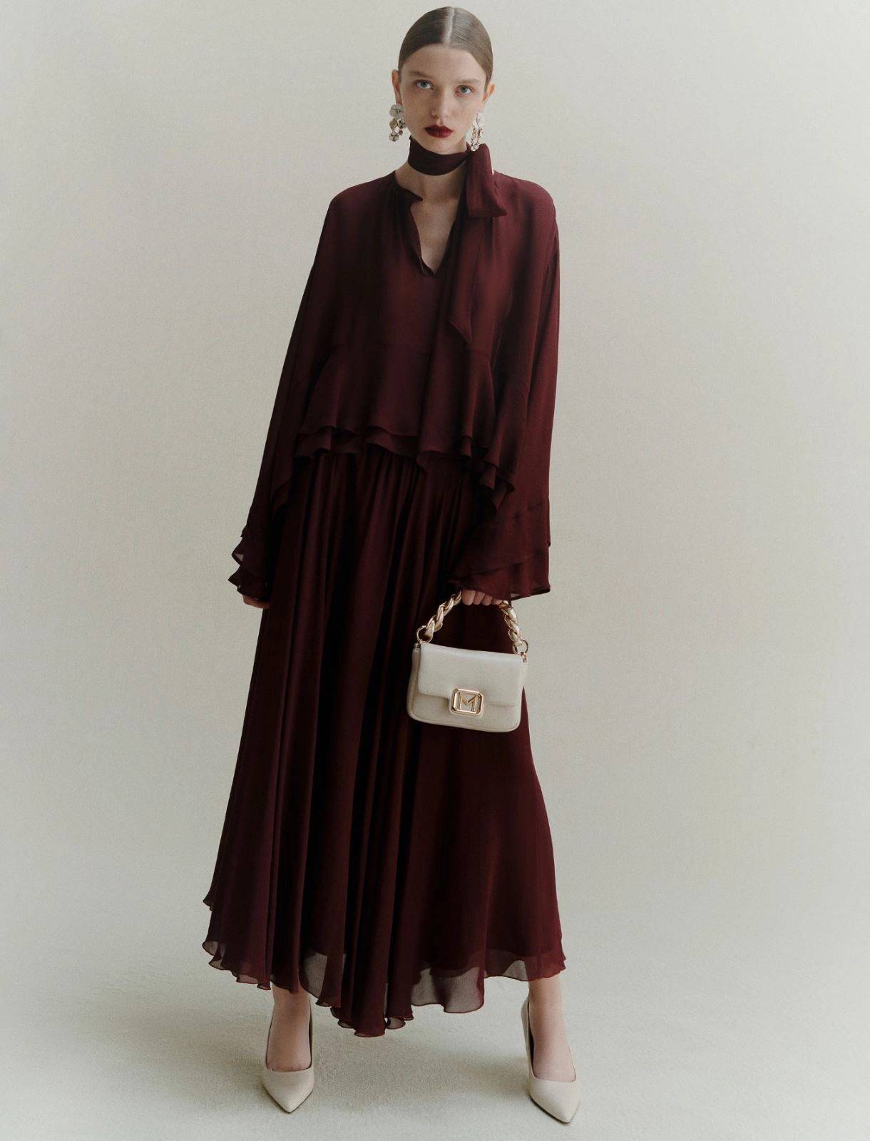 Gonna Bordeau MARELLA BRADO 006 Donna 