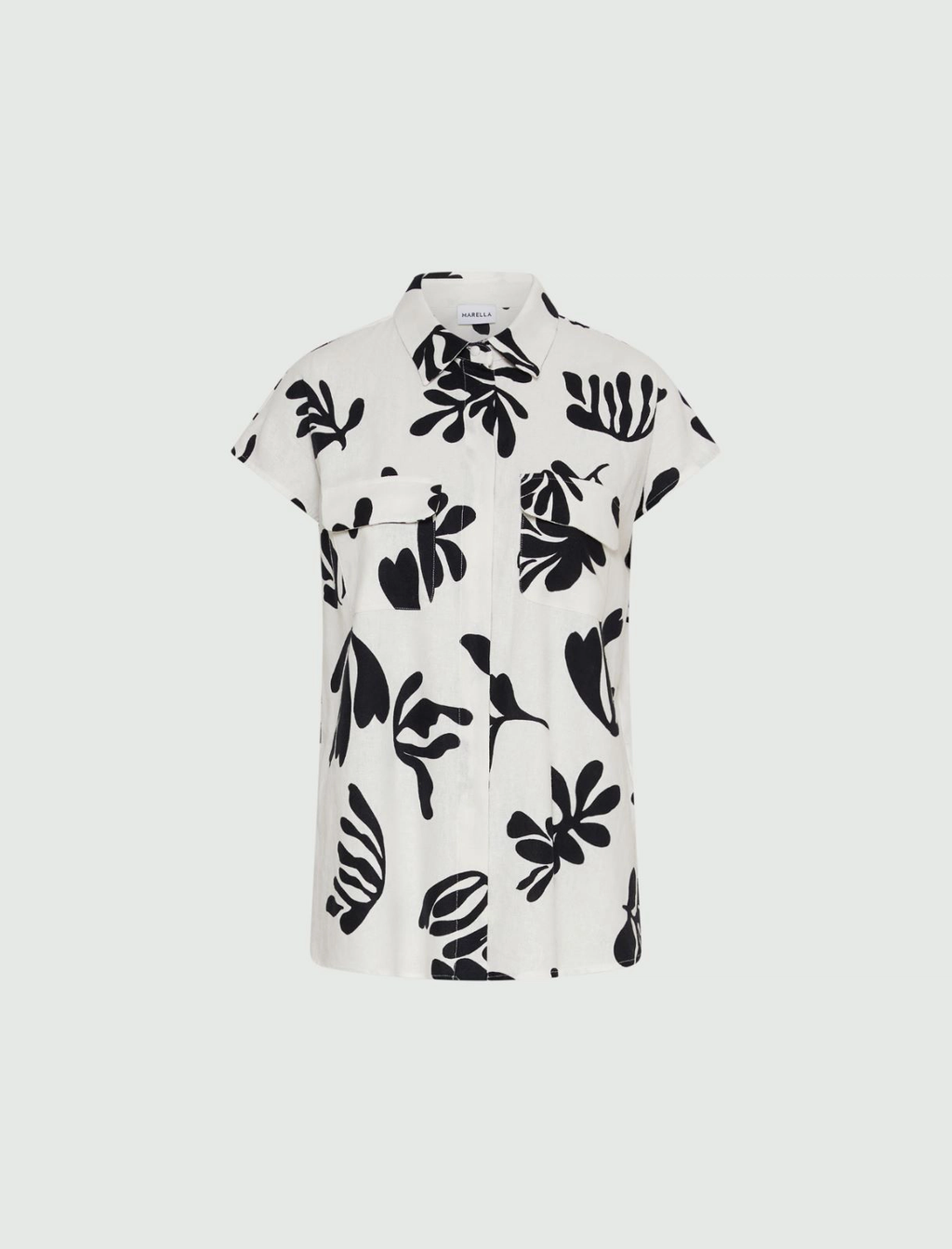 Camicia Bianco/nero MARELLA ADDOTTO 001 Donna 