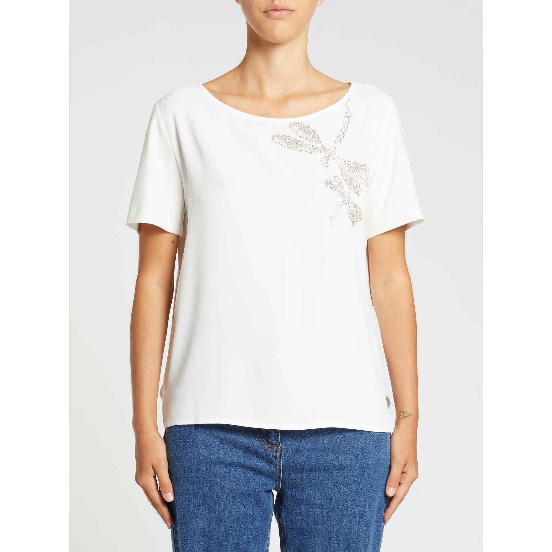 Maglia Donna Bianco Cotone  PENNY BLACK - Modalternativa