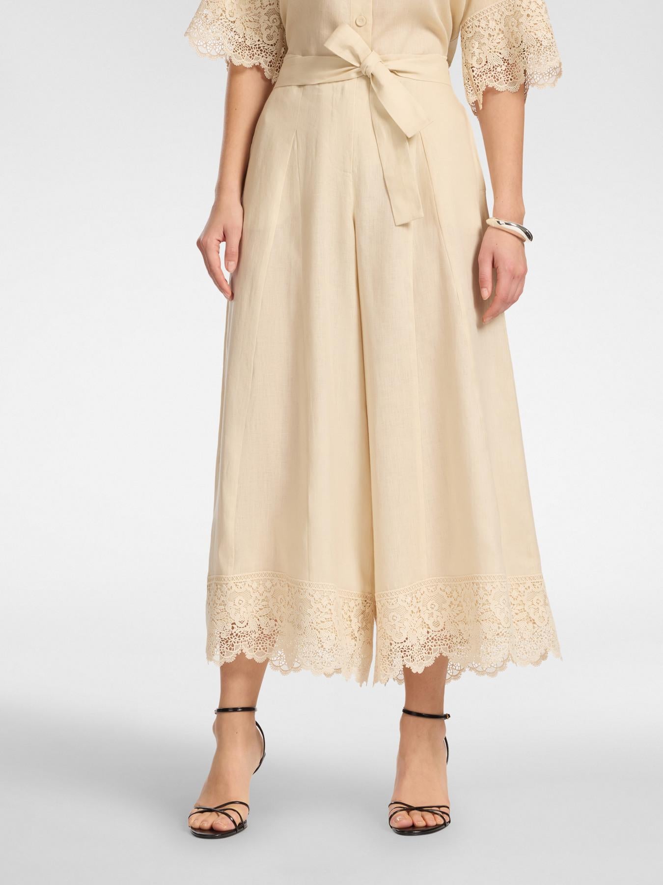 Gonna Avorio ELENA MIRO P184P 002 Donna 