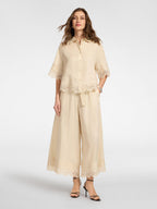 Gonna Avorio ELENA MIRO P184P 002 Donna 