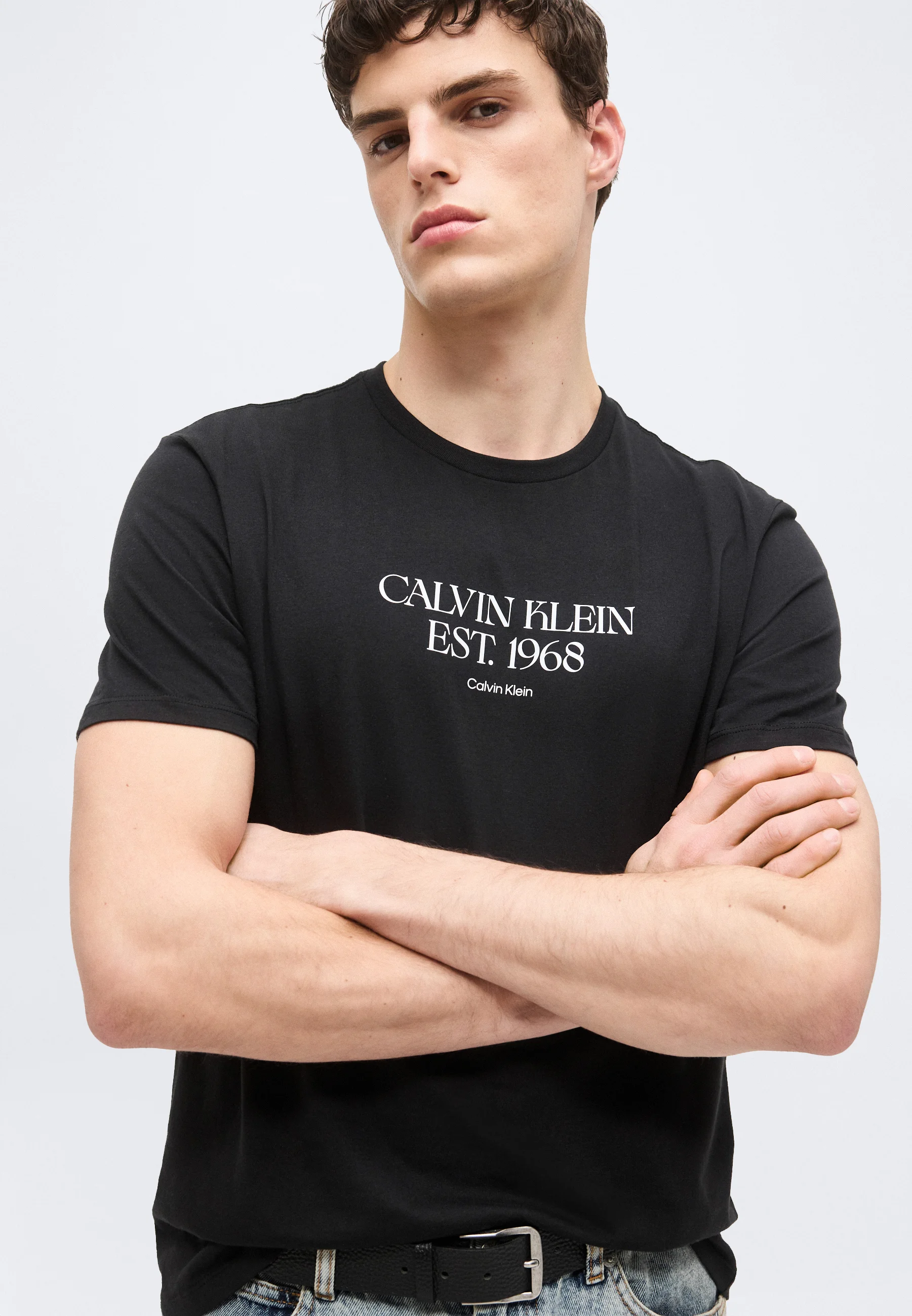 T-shirt Nero CALVIN KLEIN JEANS LV14RF804 GUB1 Uomo 