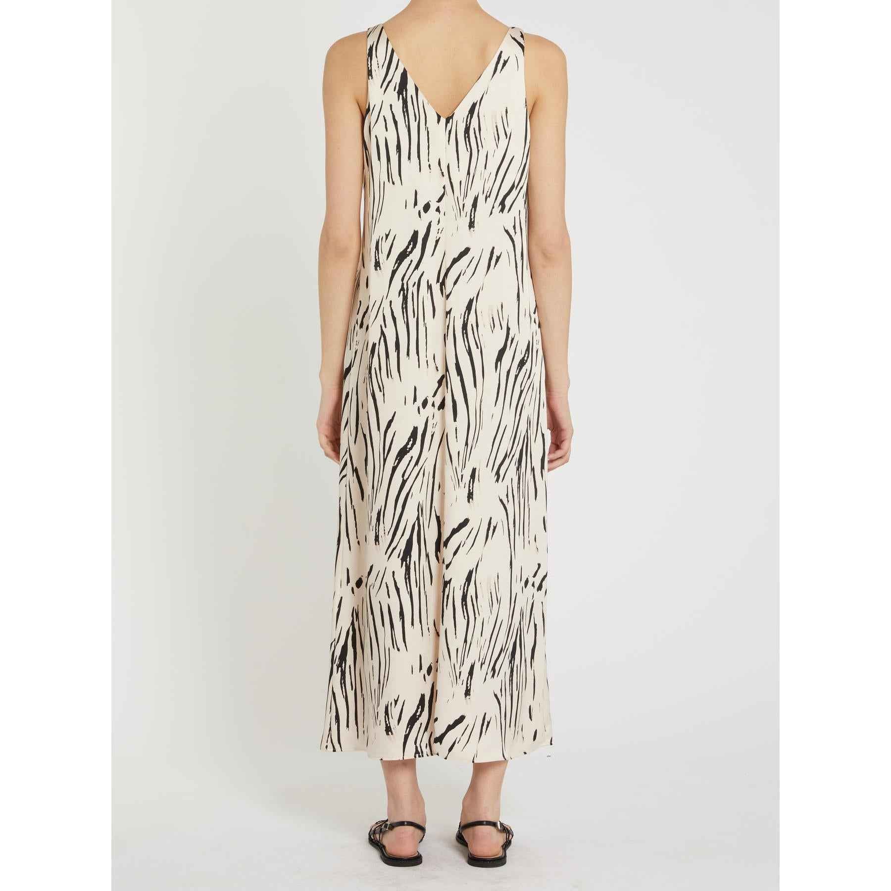 Abito Donna Bianco/nero Raso Zebra PENNY BLACK - Modalternativa
